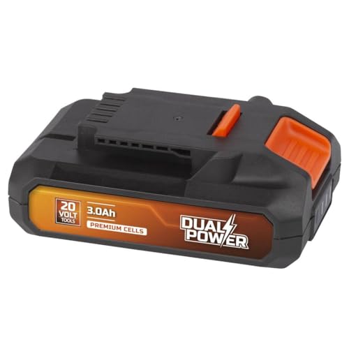 Powerplus Batteria Da 20 V 3,0 Ah, Per Tutti I Dispositivi Da 20 V Della Gamma Dual Power, Elettrodomestici E Attrezzi Da Giardino