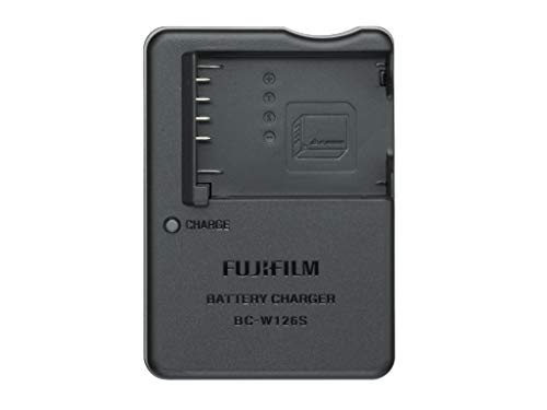 Fujifilm Bc-W126S Caricabatteria Per Batteria Fujifilm Np-W126S E Np-W126, Nero