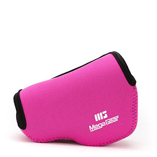 Megagear ''Ultra Light'' Neoprene Borsa Cassa Della Macchina Fotografica Con Moschettone Per Sony Nex-5Tl, Sony Nex-5R, Sony Nex-3N With Sony Selp1650
