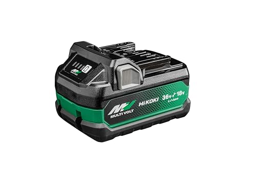 Hikoki Multi Volt Akku Bsl36A18X (18V 5.0 Ah / 36V 2.5 Ah Akku, Li-Ion, 4-Stufen-Led Ladestandskontrolle)