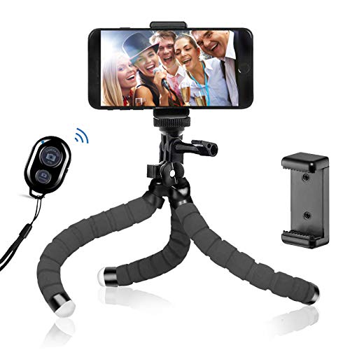 Bset Buy Treppiede Per Telefono Flessibile Con Telecomando Bluetooth, Supporto Treppiedi Per Fotocamera, Flexible Phone Tripod