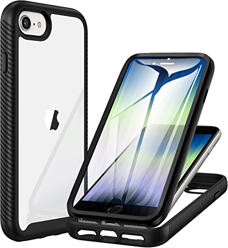 Cenhufo Cover Per Iphone Se 2020 /Se 2022 /Iphone 8 /Iphone 7 /Iphone 6 / 6S, Custodia Antiurto 360 Gradi Con Protezione Schermo Integrata Rugged Dopp