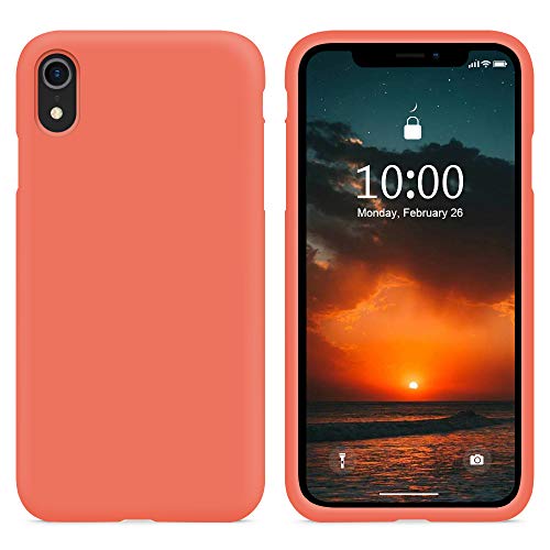 Surphy Cover Compatibile Con Iphone Xr,Custodia Per Iphone Xr Silicone Cover Antiurto Con Fodera In Microfibra,Anti-Graffio Full Body Protettiva Case