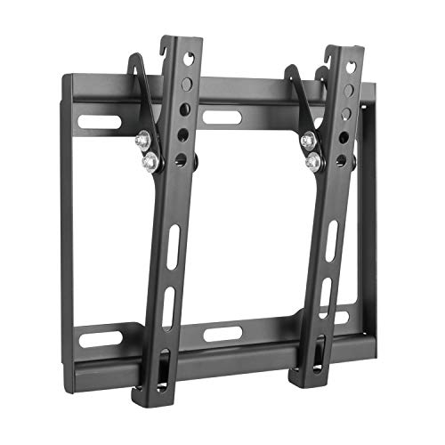 Ricoo Supporto Tv Parete N0722 Inclinabile Fisso Televisore 23-42" (58-107 Cm) Staffa Universale Televisione Led/Lcd/Curvo Vesa 100 X 100-200 X 200