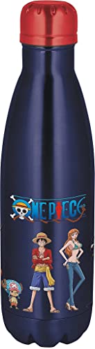 Stor One Piece - Grande Bouteille Isotherme - Gourde Réutilisable Equipage Luffy- Bouteille Transportable - 780 Ml