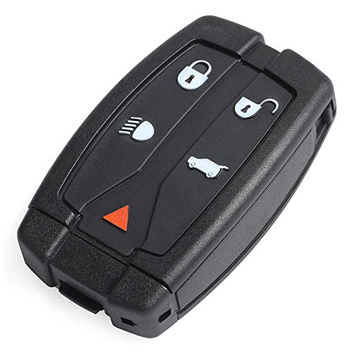 Guscio Ricambio Protezione Portachiavi Accessori Ricambi Cover Silicone Copri Chiave Telecomando Auto 4 Tasti Compatibile Con Land Rover Freelander 2 