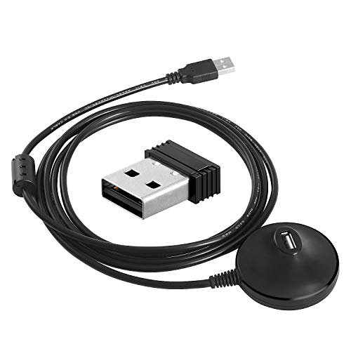 Coospo Ant+ Usb Stick Dongle Ricevitore Adattatore Con Cavo Di Estensione 6.56Ft Per Zwift Bike Trainers Bkool/Tacx/Rouvy/Elite/Perfpro Studio/Rouvy/V