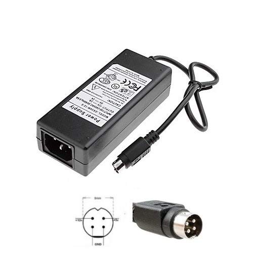 Top Chargeur * Adattatore Caricatore Caricabatteria Alimentatore 12V 5V 2A 4 Pin Per Disco Rigido Hard Disk Multimediale Woxter I-Cube X-Div 35 Xp Pro