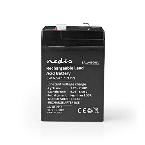 Batteria Al Piombo Ricaricabile - Piombo-Acido - Ricaricabile - 6 V - 4500 Mah