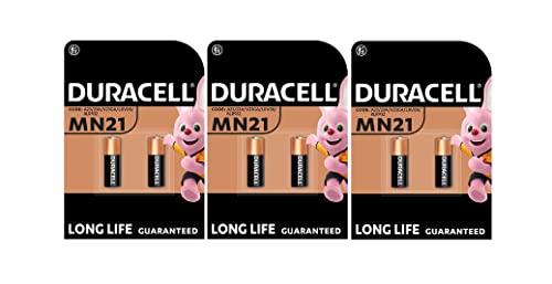 6X Duracell Mn21 A23 23A (3 Blister Da 2 Batterie) 6 Pile