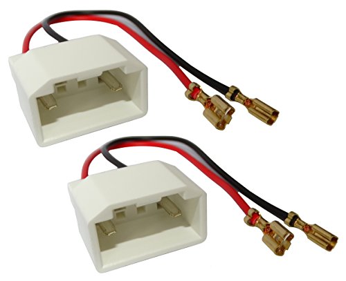 Aerzetix - C10876-2 Connettori Adattatori, Coppia Di Altoparlanti - Compatibile Con Ford C-Max S-Max Fiesta 09+ Fusion Focus Galaxy Kuga Mondeo Transi