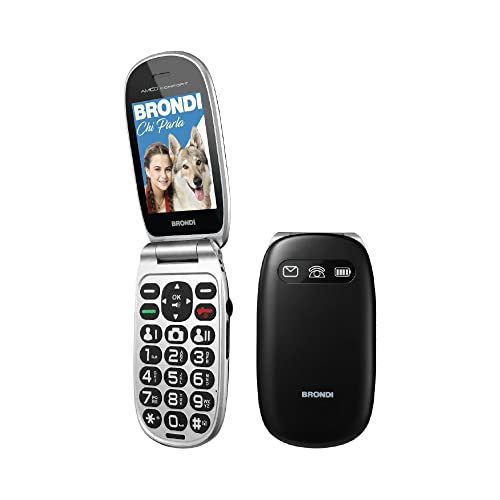 Brondi Telefono Cellulare Amico Comfort Nero