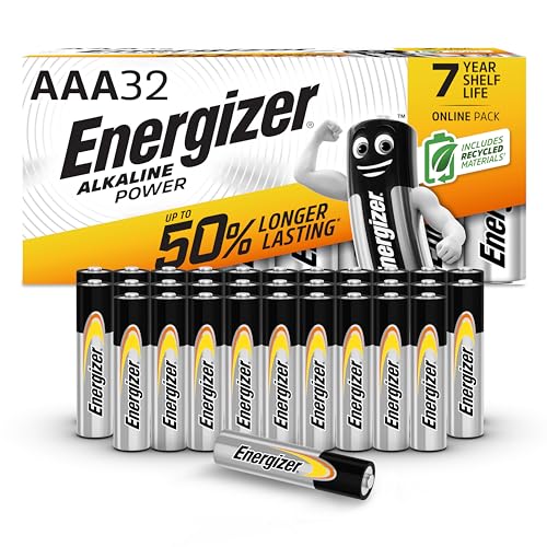Energizer Alkaline Power Aaa, 32 Pack Amz,