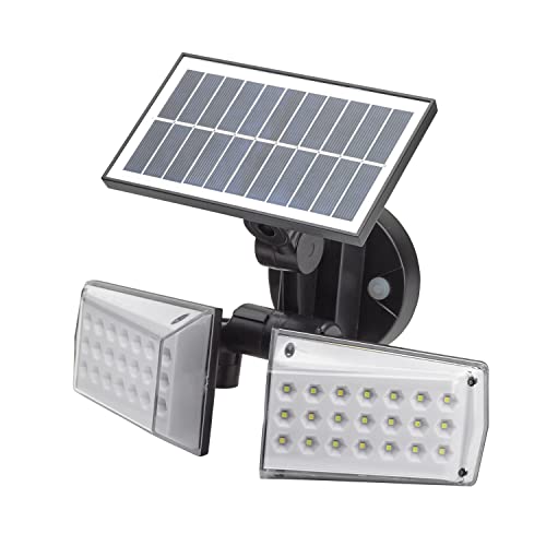 Maurer Aplique Solar Led Doble Con Sensor De Movimiento/Crepuscular 450 Lumenes. Protección Ip65