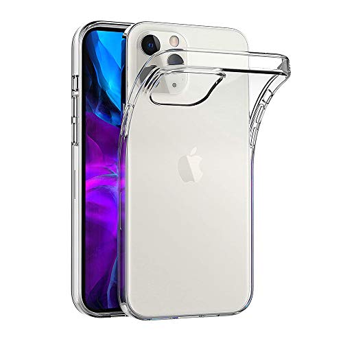 Aicek Cover Compatible Apple Iphone 12 / Iphone 12 Pro, Cover Iphone 12 Pro Silicone Case Molle Di Tpu Trasparente Sottile Custodia Per Iphone 12 Pro