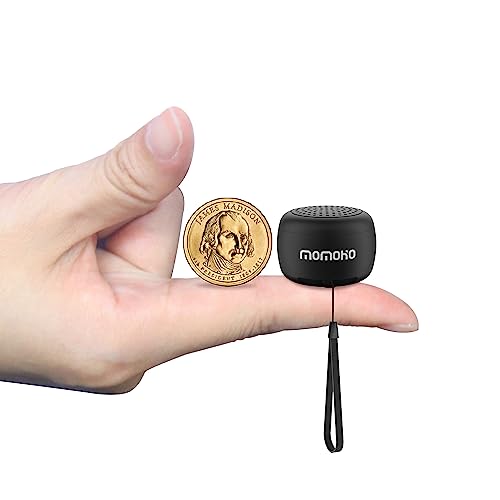 Momoho Mini Cassa Bluetooth, Altoparlante Bluetooth Portatile Speaker Piccola Aggiornato Bts0011 Per Interni, Esterni E Viaggi (Nero)