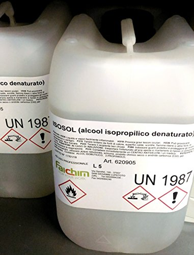 Alcool Isopropilico Ipa 97% - Isosol Isopropanolo, 5 Litri