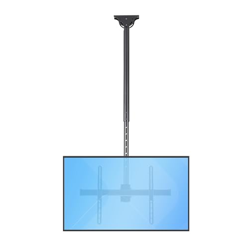 Startech.Com Supporto Da Soffitto Per Tv A Schermo Piatto Vesa Da 37" A 70" - Accaio Robusto - Supporto Multidirezionale