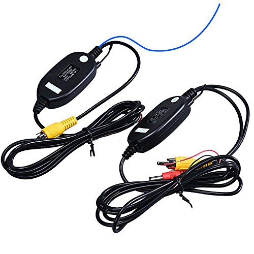 2.4 Ghz Wireless Video Car Rear View Camera Rca Video Trasmettitore Ricevitore Kit Per Auto Telecamera Retrovisore Monitor Ricevitore Cam Dvd Gps Car 