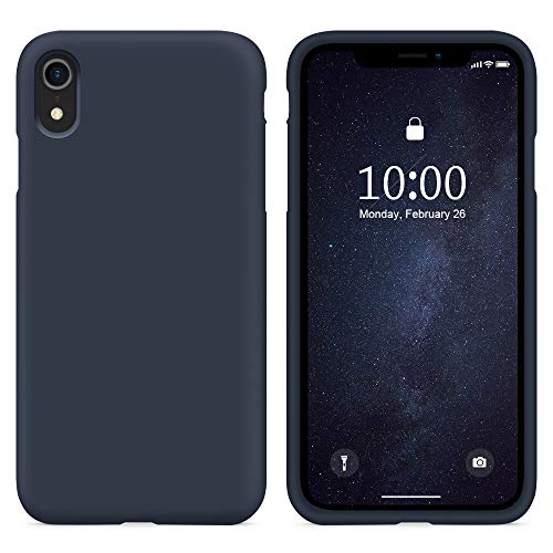 Surphy Cover Compatibile Con Iphone Xr,Custodia Per Iphone Xr Silicone Cover Antiurto Con Fodera In Microfibra, Anti-Graffio Full Body Protettiva Case