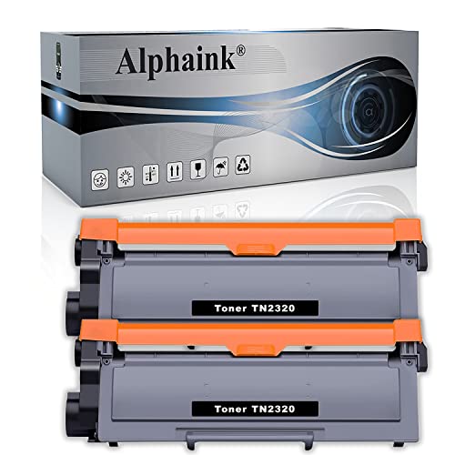 Alphaink 2 Toner Tn2320 Compatibile Tn-2320 Tn-2310 Da 2.600 Copie Per Brother Mfc L2700Dw L2700Dn Hl-L2340Dw Hl-L2300D Dcp-L2500D Dcp-L2520Dw Dcp-256