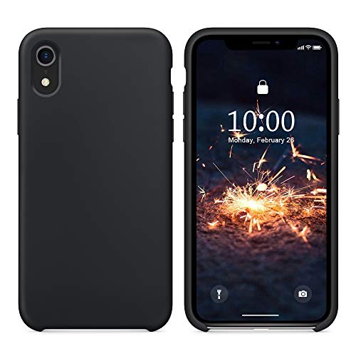 Surphy Cover Compatibile Con Iphone Xr, Custodia Per Iphone Xr Silicone Slim Cover Antiurto Con Fodera In Microfibra, Anti-Graffio Cover Case Per Ipho