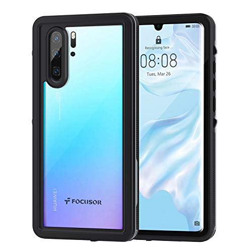 Focusor Cover Huawei P30 Pro,Custodia P30 Pro Impermeabile[Ip68 Certificato Waterproof] Cover Slim Antiurto Antineve Antipolvere Antigraffio Subacquea