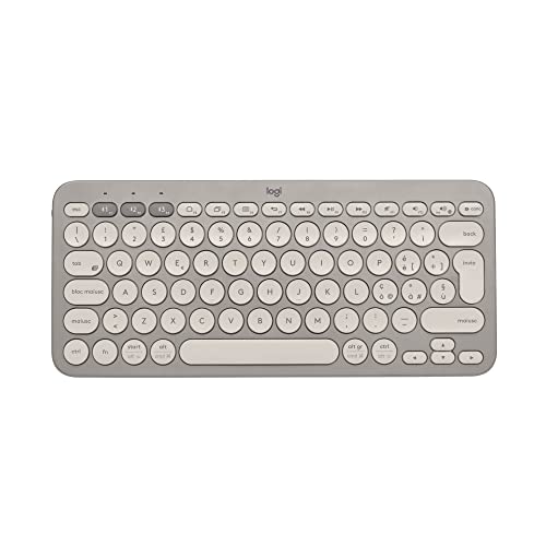 Logitech K380 Tastiera Wireless Bluetooth Multidispositivo, Fino 3 Dispositivi, Compatta,Batteria Di 2 Anni - Pc, Laptop, Windows, Mac, Chrome Os, And