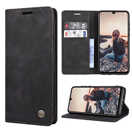 Ruipower Cover Per Huawei P30 Lite Pelle Premium, Custodia Huawei P30 Lite Portafoglio Magnetica Flip Con Silicone Bumper Cover Libro Huawei P30 Lite/