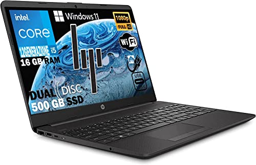 Hp 250 G9 Notebook Intel Core I5 1235U 12Th Fino A 4,40Ghz, Ram 16Gb Ddr4,Ssd Nvme 500Gb,Display 15.6"Full Hd,Pc Portatile Windows 11 Pro