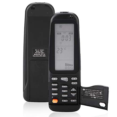 Rc-3 Telecomando Per Condizionatori D'Aria Per Electra, Per Airwell, Per Emailair, Per Elco, Per Rc Ykr-M/001E, Rc-3 Ykr-M/002E Vav Ykr-F/010, Rc-4 Yk