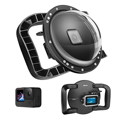 Shoot Dome Port Per Gopro Hero 12/11/10/9 Black - Pellicola Di Rivestimento Aggiornata Antigraffio, Lente Di Grillo, Custodia Impermeabile Nel Comples