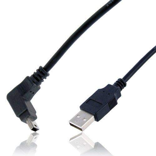 Wicked Chili Cavo Mini-Usb Compatibile Con Tomtom Xxl Iq Routes, Xl Live, Xl Live Style, Start Xl - Cavo Dati Hi-Speed Connettore Mini Usb Angolato Pe