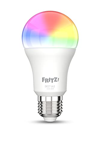 Avm Fritz!Dect 500 Edition International, Lampadina Led Intelligente E27 Per Luce Colorata E Bianca, Dimmerabile, 2700K, 9W, 806 Lumen