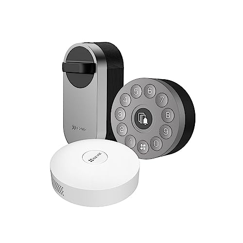 Ezviz Serratura Dl01S + Tastierino Esterno Dl01Cp + A3 Hub