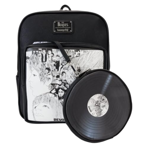 Loungefly The Beatles By Sac À Dos Mini Revolver Album With Record Pouch