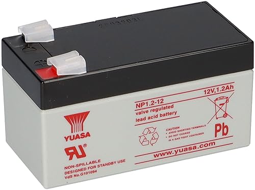 Yuasa - Batteria Agm Yuasa Np1.2-12 12V 1.2Ah F4.8