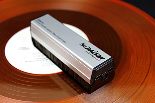 Mc Daison Mds 10 Spazzola Antistatica Doppia In Fibra Di Carbonio E Velluto Per Dischi Lp 33 45 Giri In Vinile …