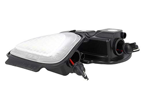 Carall Le0801 Kit Luci Led Di Cortesia Sotto Specchietto Retrovisore 12V 5W Attacco T10 W5W Compatibile Con Vw Golf 6 Touran