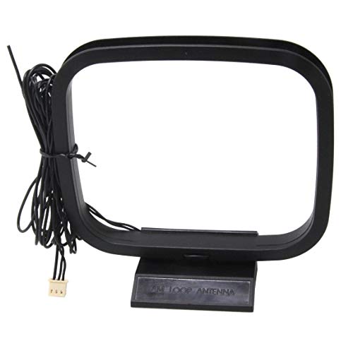 Ancable Antenna Fm Am Loop Con Mini Connettore A 3 Pin Per I Sistemi Di Ricevitore Av Stereo Sharp Sony
