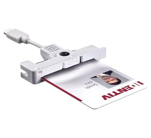 Scm Utrust Scr3500 C Connettore Di Tipo C - Il Lettore Di Schede Compatto Legge Le Schede Con Chip Di Contatto In Formato Carta Id-1 (Dimensioni Carta