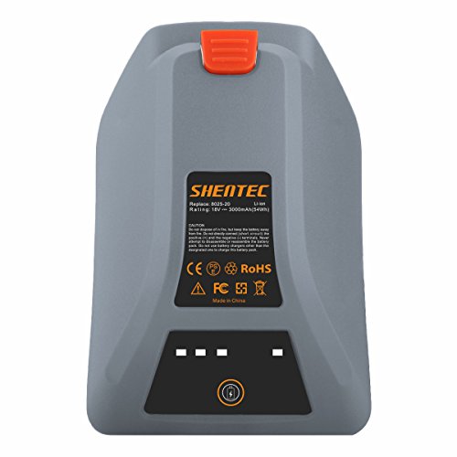 Shentec 18V 3000Mah Li-Ion Batteria Per Gardena 8025-20 Comfort 35 Roll-Up Automatic Li Por 008A231