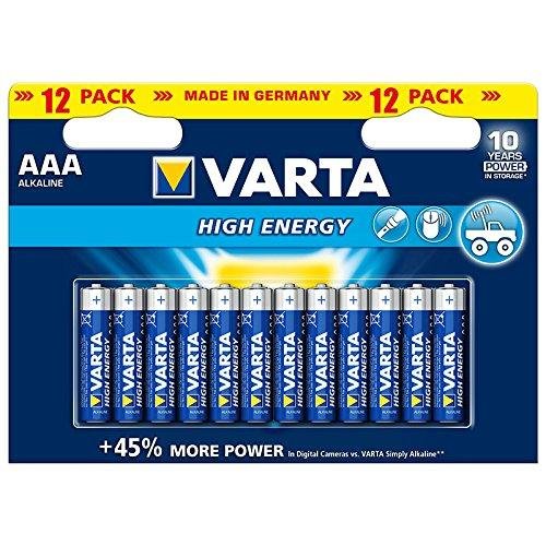 Varta Batteria Alcalina Micro (Aaa) High Energy - (Iony