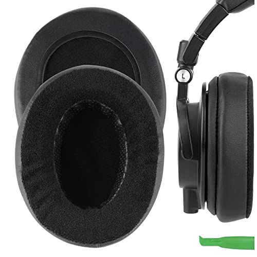 Geekria Comfort Hybrid - Cuscinetti Di Ricambio Per Cuffie Audio-Technica Ath-M50X M50S M50Cwh M45 M30X M20X, Cuscinetti Per Cuffie (Nero)