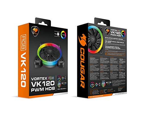 Ventola Gaming Cougar Vk120 Rgb Per Torre