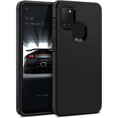 Bez Cover Samsung A21S, Custodia Per Samsung Galaxy A21S Rigida Protettiva Con Impact [Antiurto, Assorbimento-Urto] Bumper Protezione Da Cadute E Urti