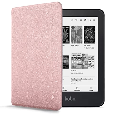 Forefront Cases Cover Per Kobo Clara 2E - Leggera Kobo Clara 2E 2022 Custodia, Design A Conchiglia - Oro Rosa - Sottile E Leggero, Auto Svegliati Sonn