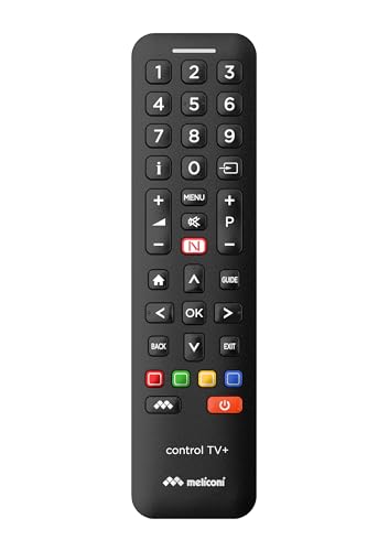 Meliconi, Telecomando Universale Per Tv Con Control Tv+, Telecomando Per Tv Con Tasto Netflix