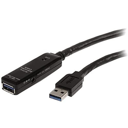 Startech.Com Usb3Aaext3M Cavo Di Estensione Attivo Usb 3.0, M/F, 3 M, Nero