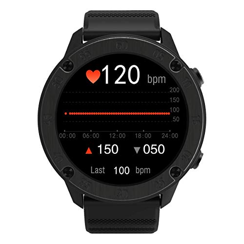 Blackview X5 Orologio Collegato Da Uomo, Smartwatch, Impermeabile Ip68, Esame Sanitario, Frequenza Cardiaca E Qualità Del Sonno, Promemoria Sedentarie